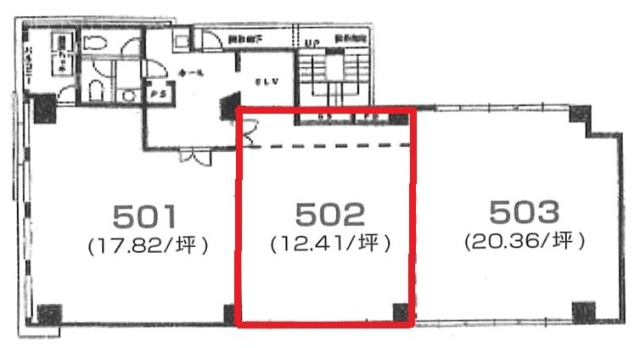 ラ・トゥールクォーファン502 間取り図