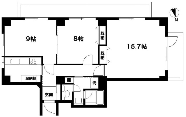 ウィスタリアン恵比寿3F 間取り図