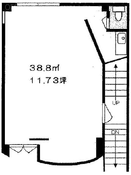 オンデンビル2F 間取り図