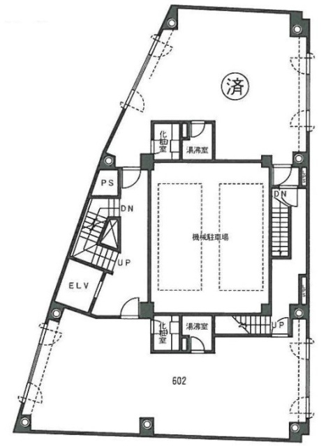 ナカニシビル602 間取り図