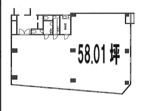 横浜OSビル6F 間取り図