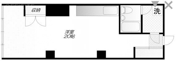 みゆきビル402 間取り図