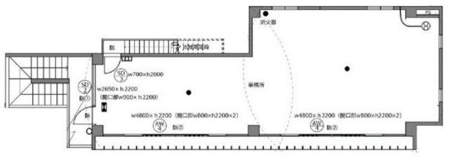 島崎ビル3F 間取り図