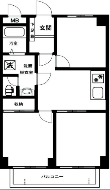 アール平河町202 間取り図