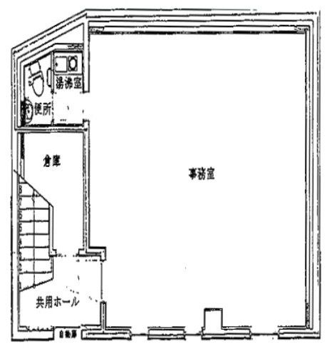 GARDENIAビル1F 間取り図