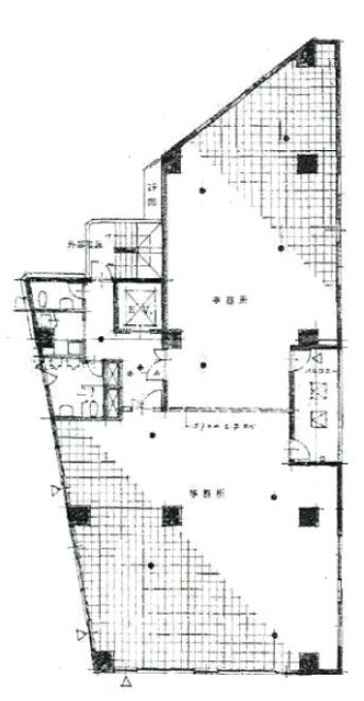 ベンハウスビル3F 間取り図