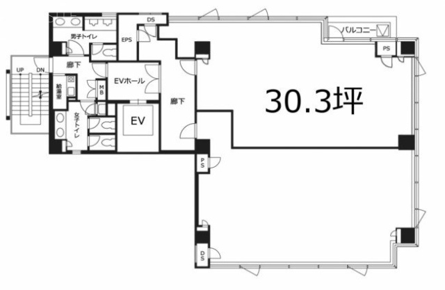 VORT芝大門801 間取り図