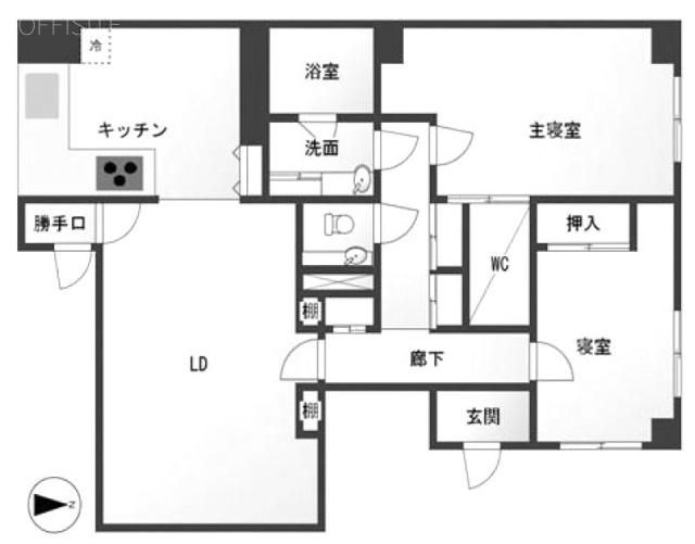 メゾン松田101 間取り図
