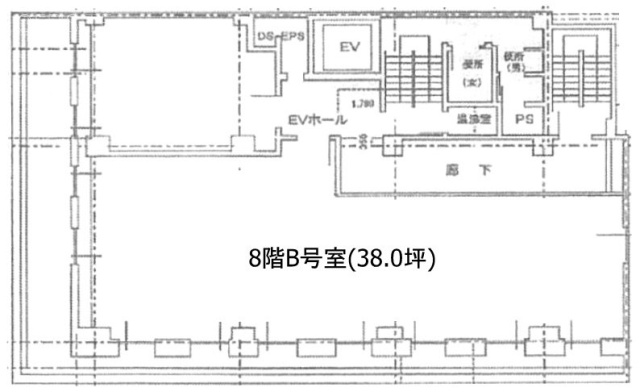 第7セントラルビルB 間取り図