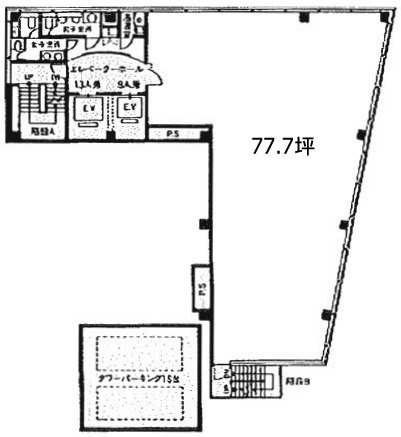 EG(エバーグリーン)ビル2F 間取り図