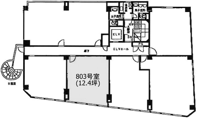 永田町法曹ビル803 間取り図