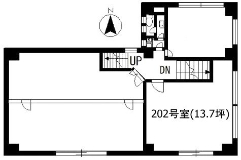 YKソナンビル202 間取り図