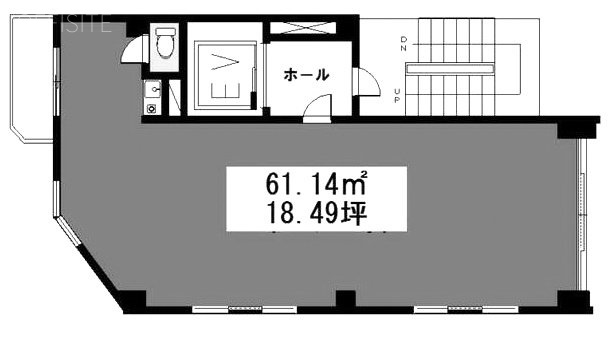 モリタビルディングⅡ7F 間取り図