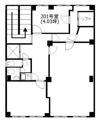 平和ビル201 間取り図