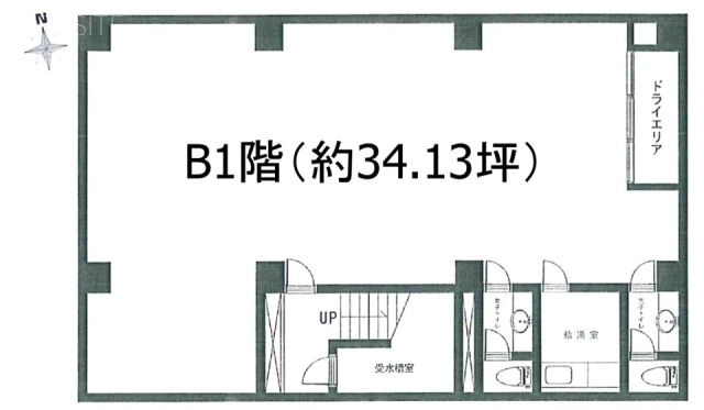 桧峯(ひみね)ビルB1F 間取り図