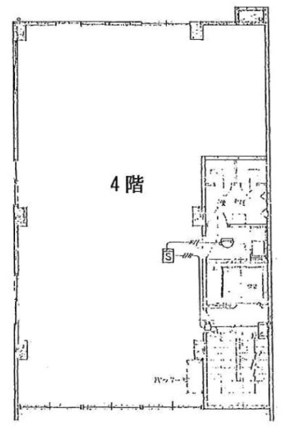 山口ビル4F 間取り図