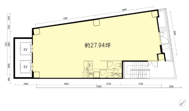 NO.R蒲田6F 間取り図