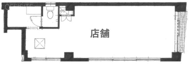 岡本ビル1F 間取り図