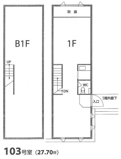 ヴェルデュール103 間取り図