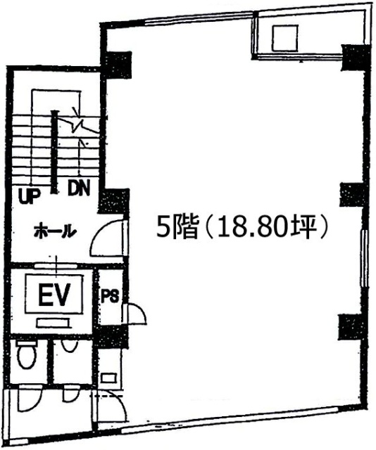 ヤマダビル5F 間取り図