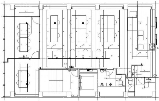 荒木ビル2F 間取り図