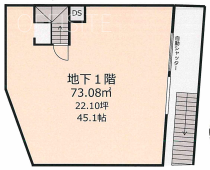 Vert白金台B1F 間取り図