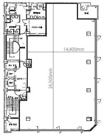 東新宿ビル801 間取り図