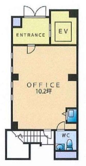 川昌八重洲ビル1F 間取り図