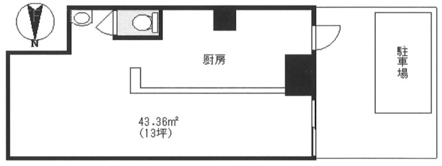 サンハイツ千田ビル101 間取り図