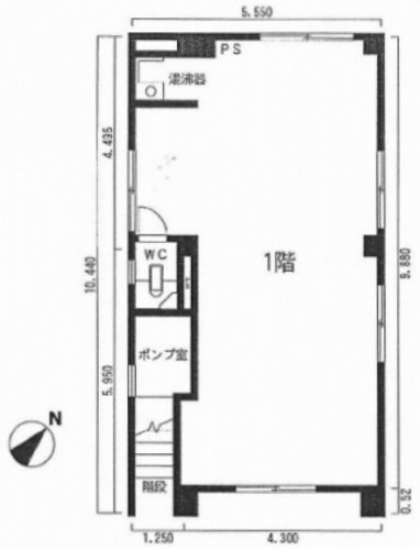 斉藤ビル1F 間取り図