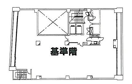 銀座セントラルビル8F 間取り図