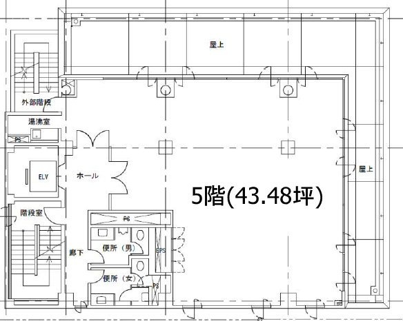 三喜ビル5F 間取り図