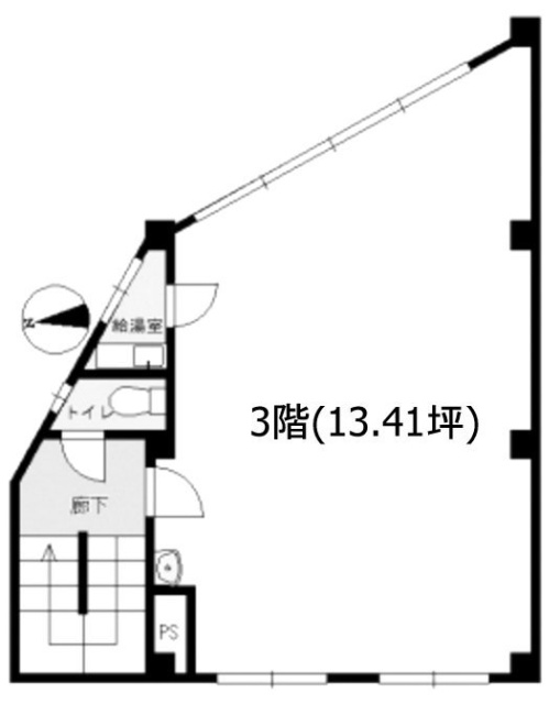 山光ビル3F 間取り図