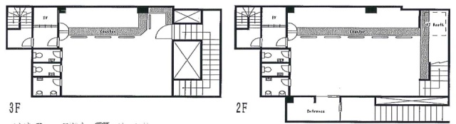 アリエスビル2F～3F 間取り図