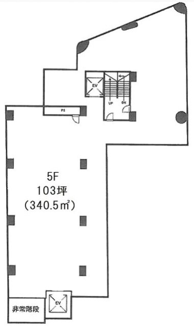 三経28ビル5F 間取り図