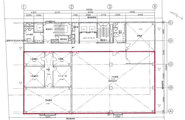 AC新宿農協会館ビル7F 間取り図