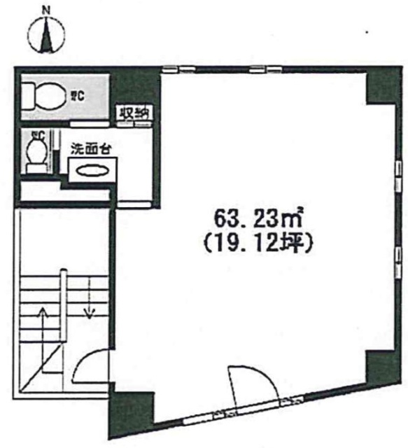 山崎ビル3F 間取り図