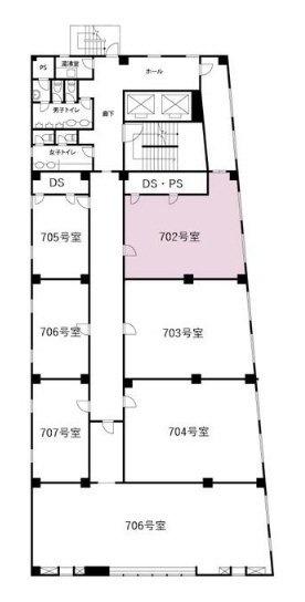 東京滋賀ビル702 間取り図