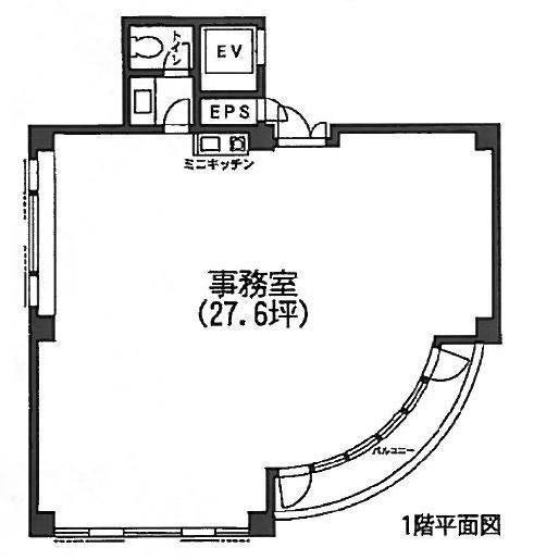 南青山246ビル1F 間取り図