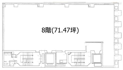 岩清日本橋ビル8F 間取り図