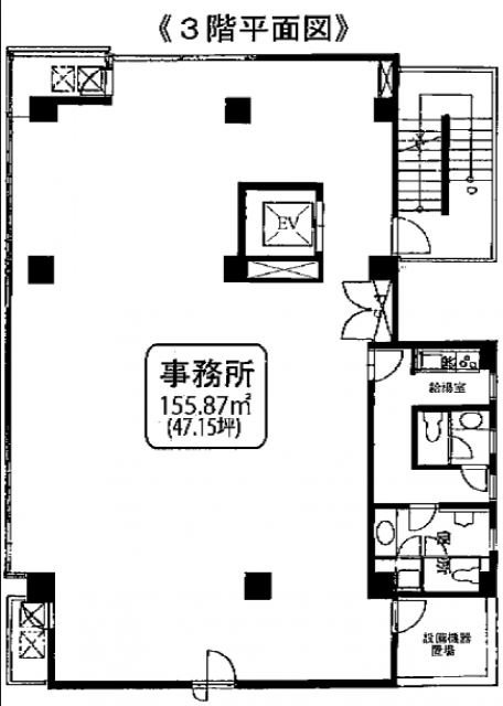 ピュアフィールド寿ビル3F 間取り図