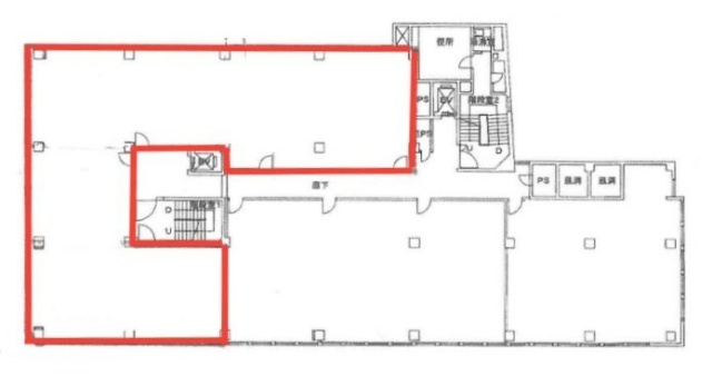 京都浜町ビル305 間取り図