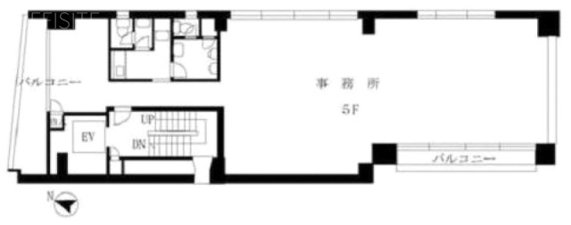 ヤマトビル5F 間取り図