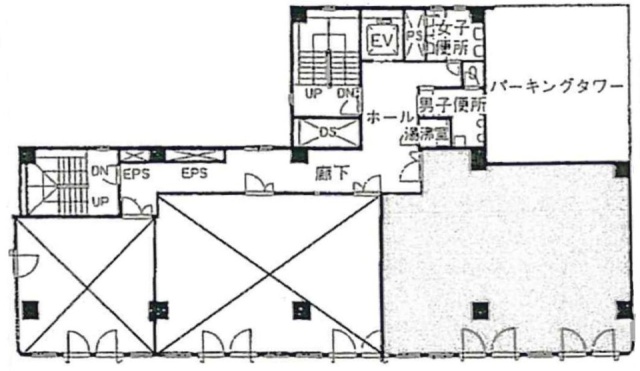 南幸折目ビル5F 間取り図