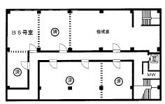 喜助新神田ビルB5 間取り図