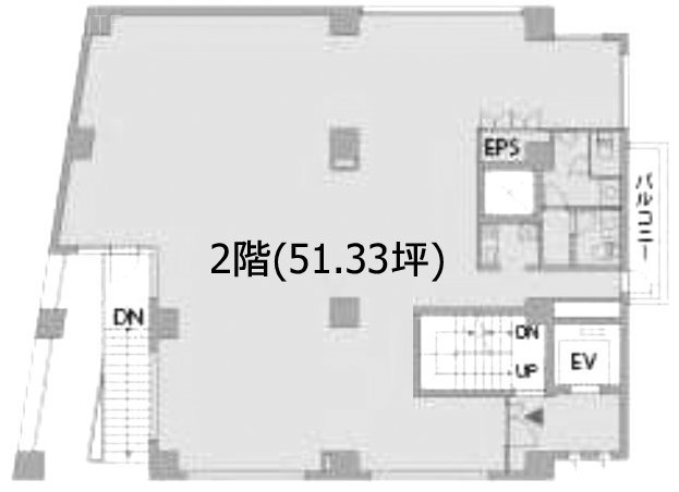 神宮前エーアイビル2F 間取り図