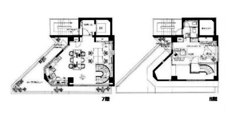 TQ東神田7F～8F 間取り図