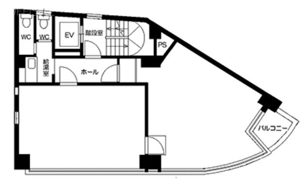 柳下フラッツ4F 間取り図