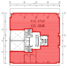 大樹生命横浜桜木町ビル7F 間取り図