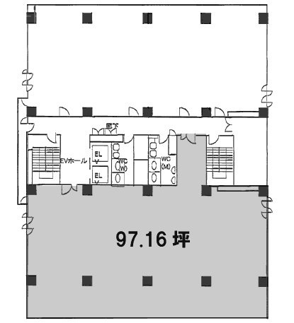 新横浜第一生命ビル9F 間取り図